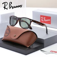 RBsunny gafas de sol polarizadas cuadradas clásicas para hombres y mujeres UV400 gafas clásicas Retro gafas de conducción antideslumbrantes de moda masculina
