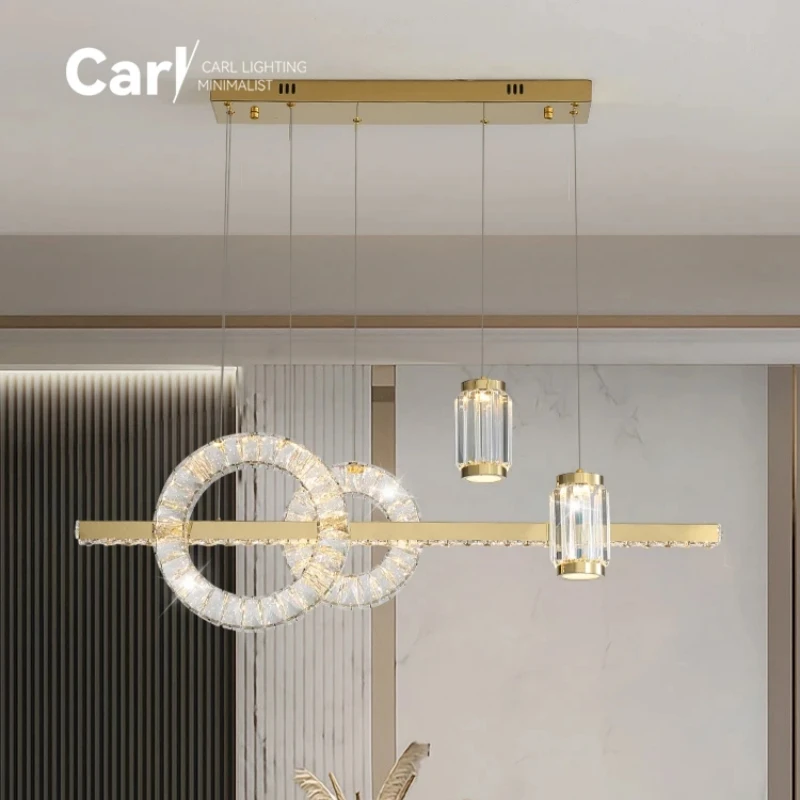 luz de luxo moderno restaurante led lustre designer criatividade e adequado para simples candeeiro mesa barra lampadas cristal 01