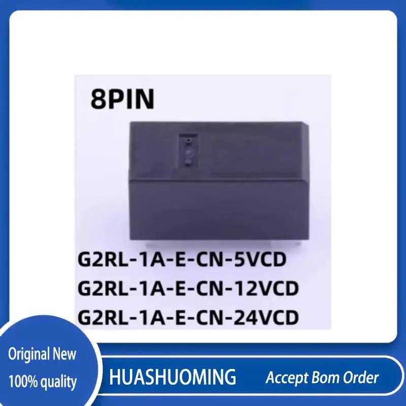 NEW 5PCS/LoT   G2RL-1A-E-CN-5VCD  G2RL-1A-E-CN-12VCD  G2RL-1A-E-CN  24VCD G2RL 1A E CN 12V   G2RL1AECN 5V DC5V  8A  8PIN