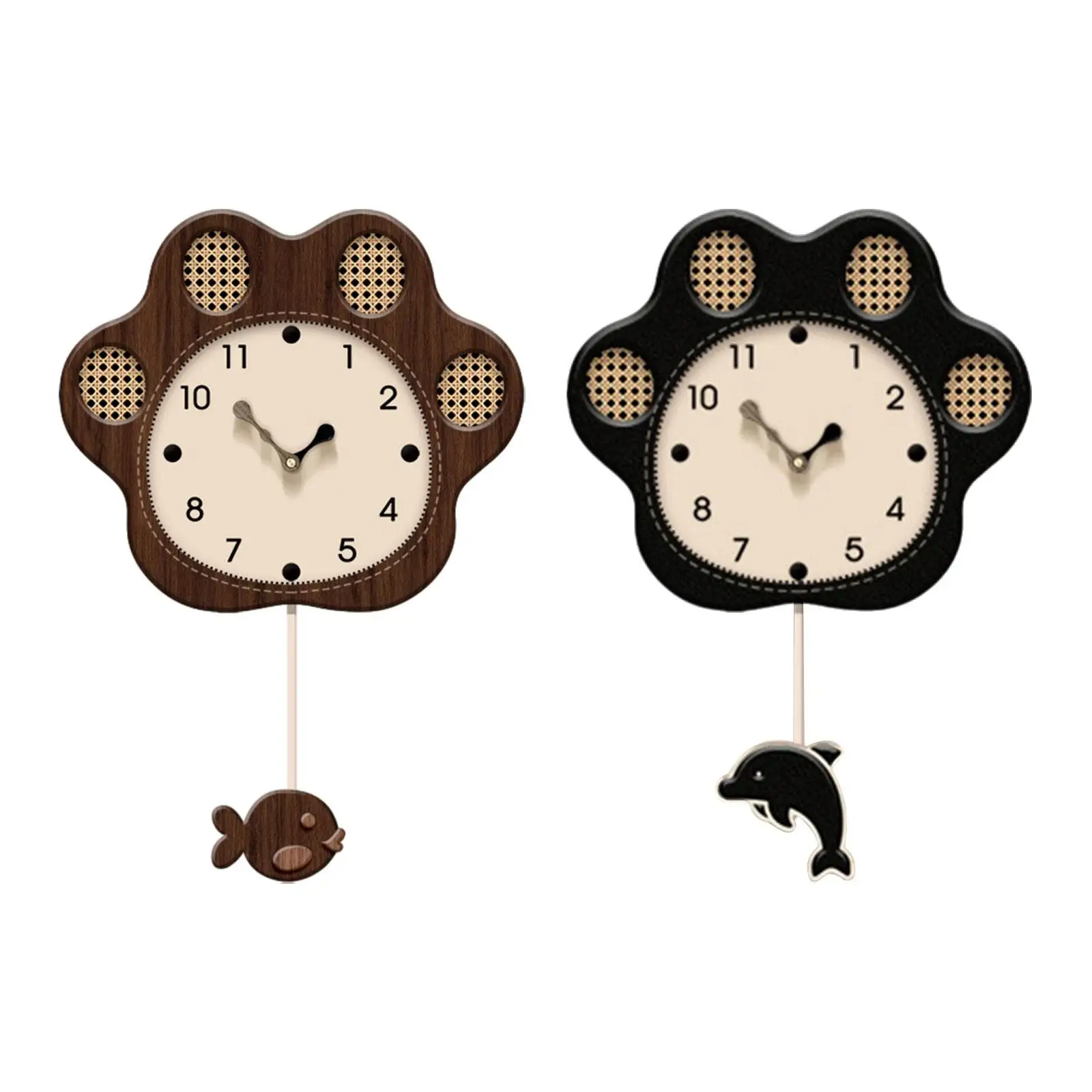 

Wall Clock Creative Vintage Design Decor for Dining Room Bedroom Living Room