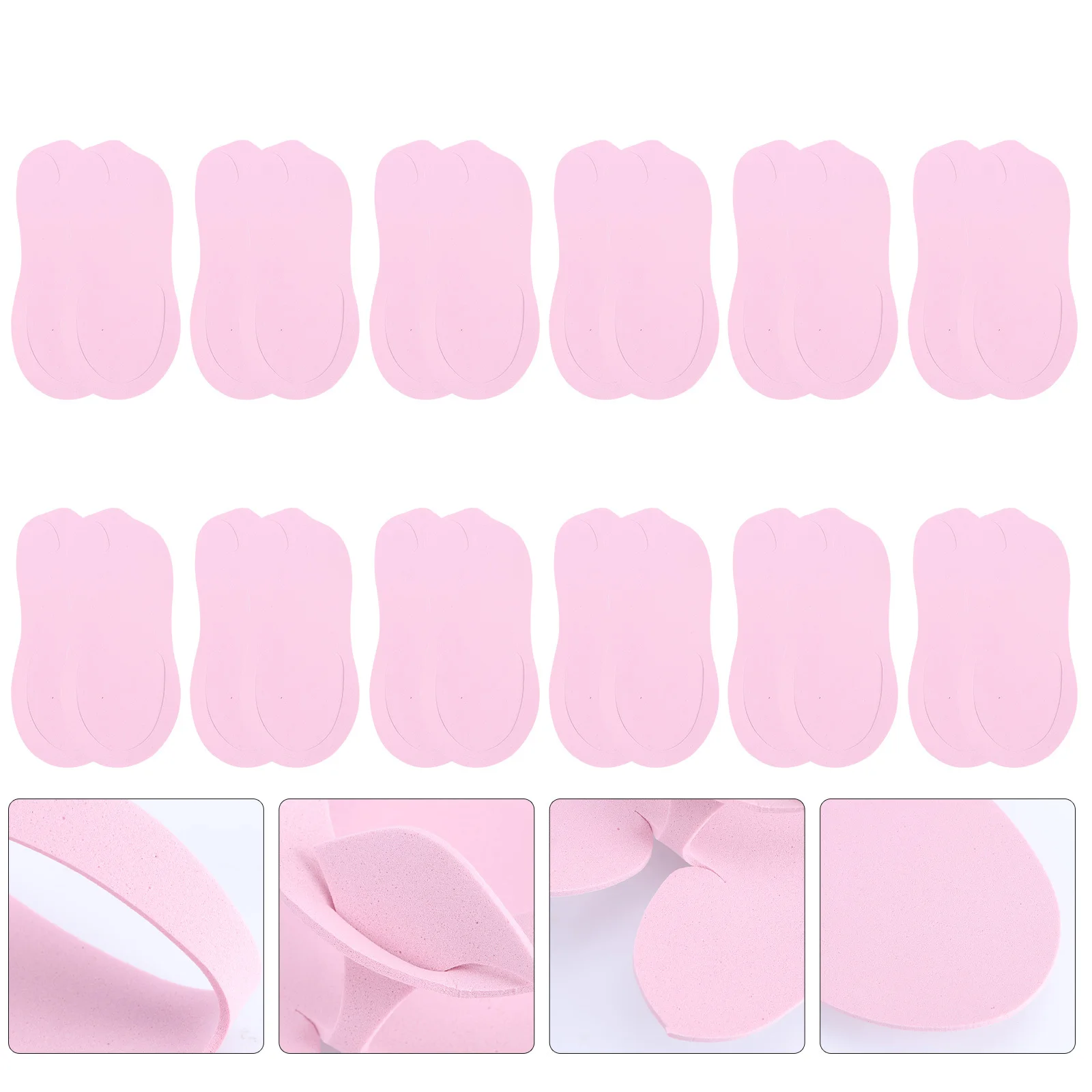 12 Paar Eva-Einweg-Hausschuhe, feine Verarbeitung, praktische Haushaltsschuhe für Nagelstudio, Schönheitssalon, Pediküre-Hausschuhe