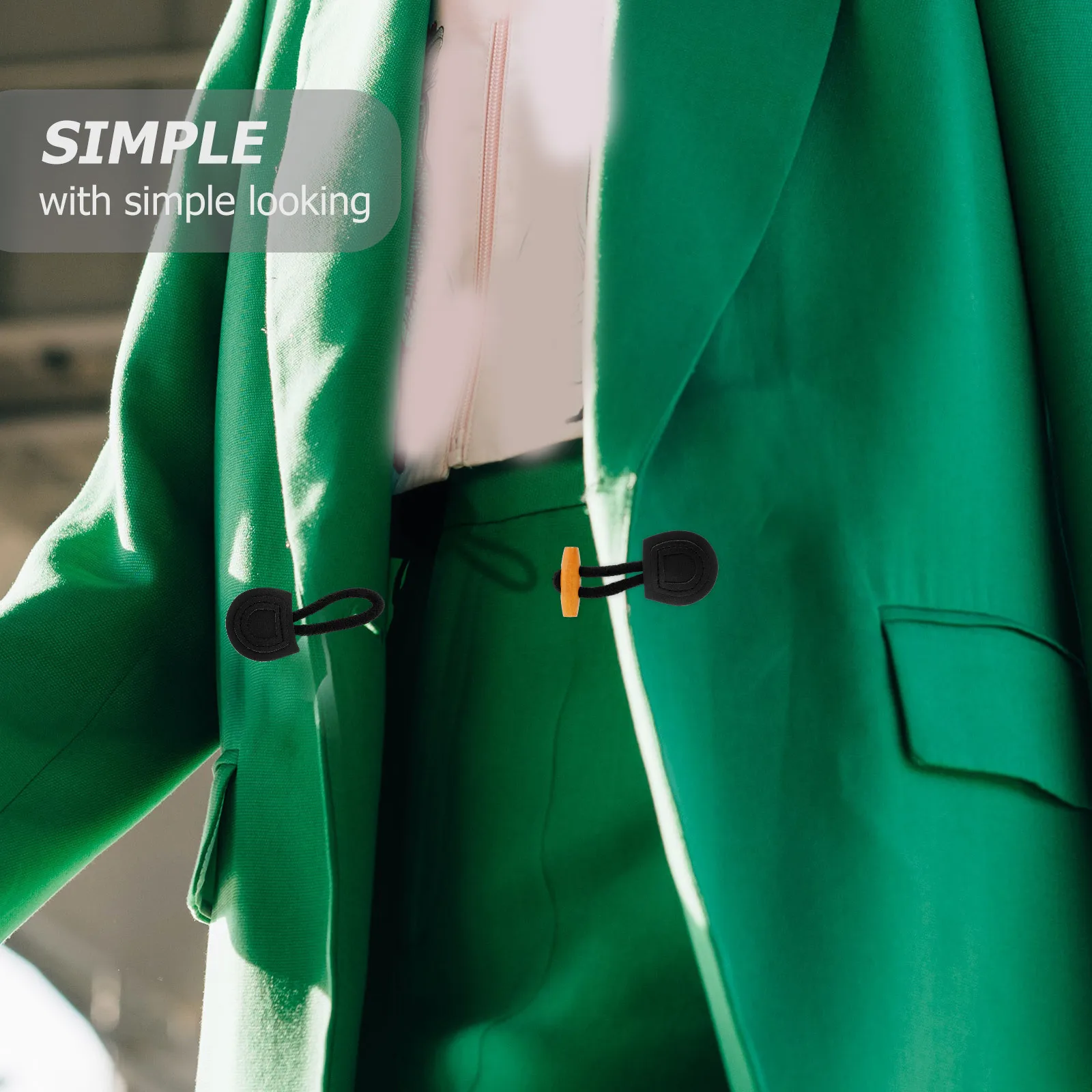 

6Pairs Clothing Toggle Buckles Multifuntional Wood Coat Closure DIY Sewing Buckles Clothing Toggle Button