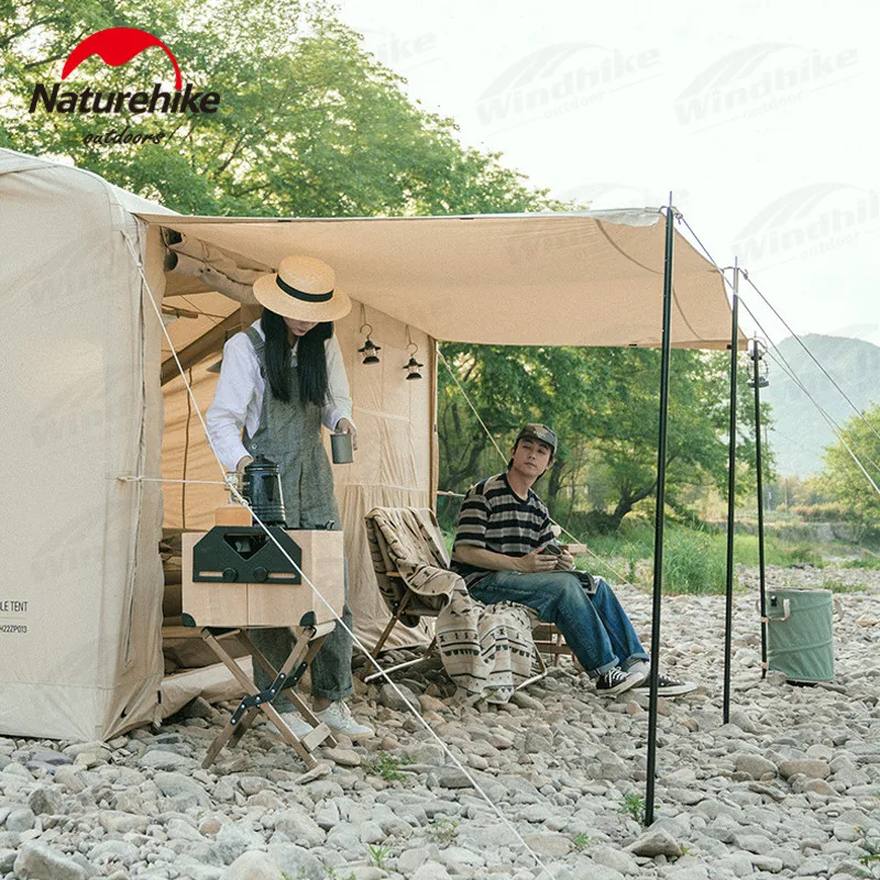 Naturehike Air12Y インフレータブルテント 4-5人用 Naturehike Air12Y インフレータブルテント 煙突穴付きエアーテント