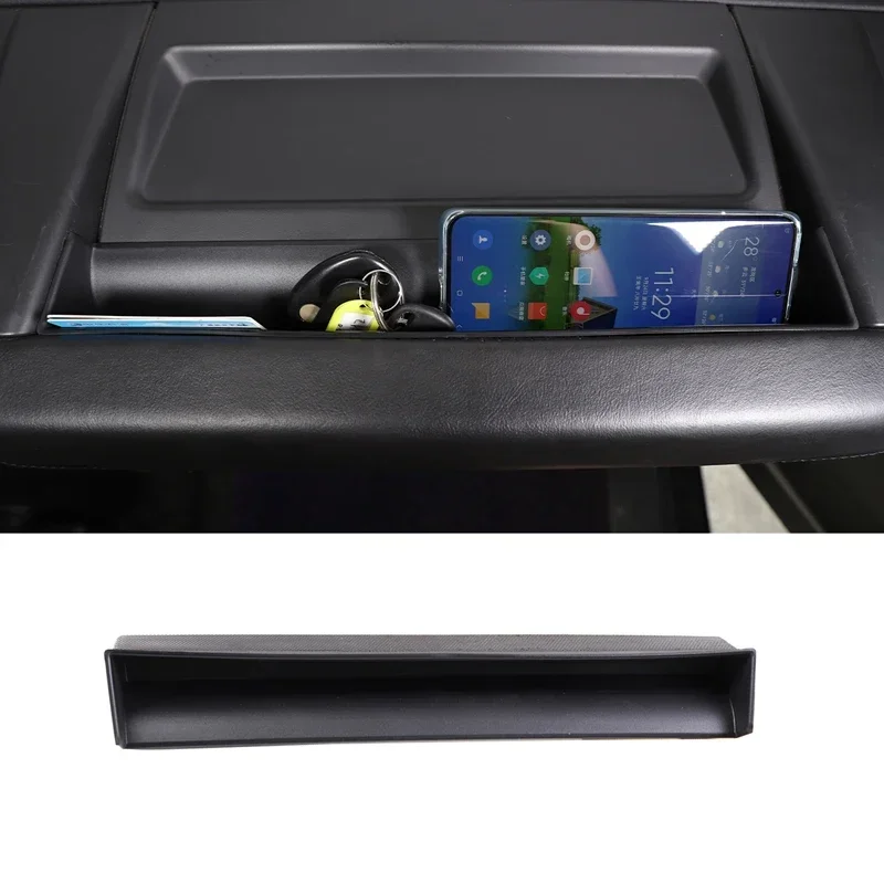 

For 2003-07 Hummer H2 ABS black car styling car co-pilot handle multifunctional storage box mobile phone tray car interior parts