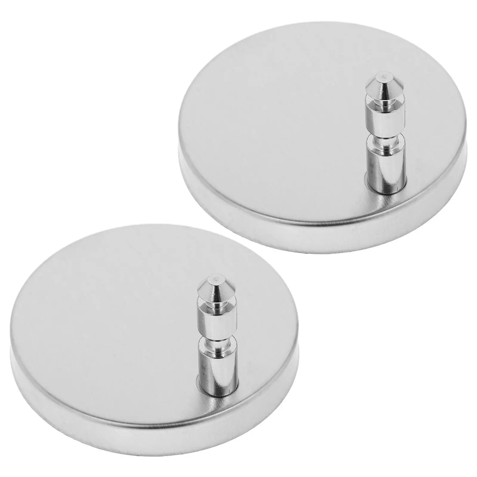 

2Sets Heavy Duty Stainless Steel Toilet Seat Hinge Screws Bolts and Pads for Secure Stable Lid Fit Universal Toilet Seat