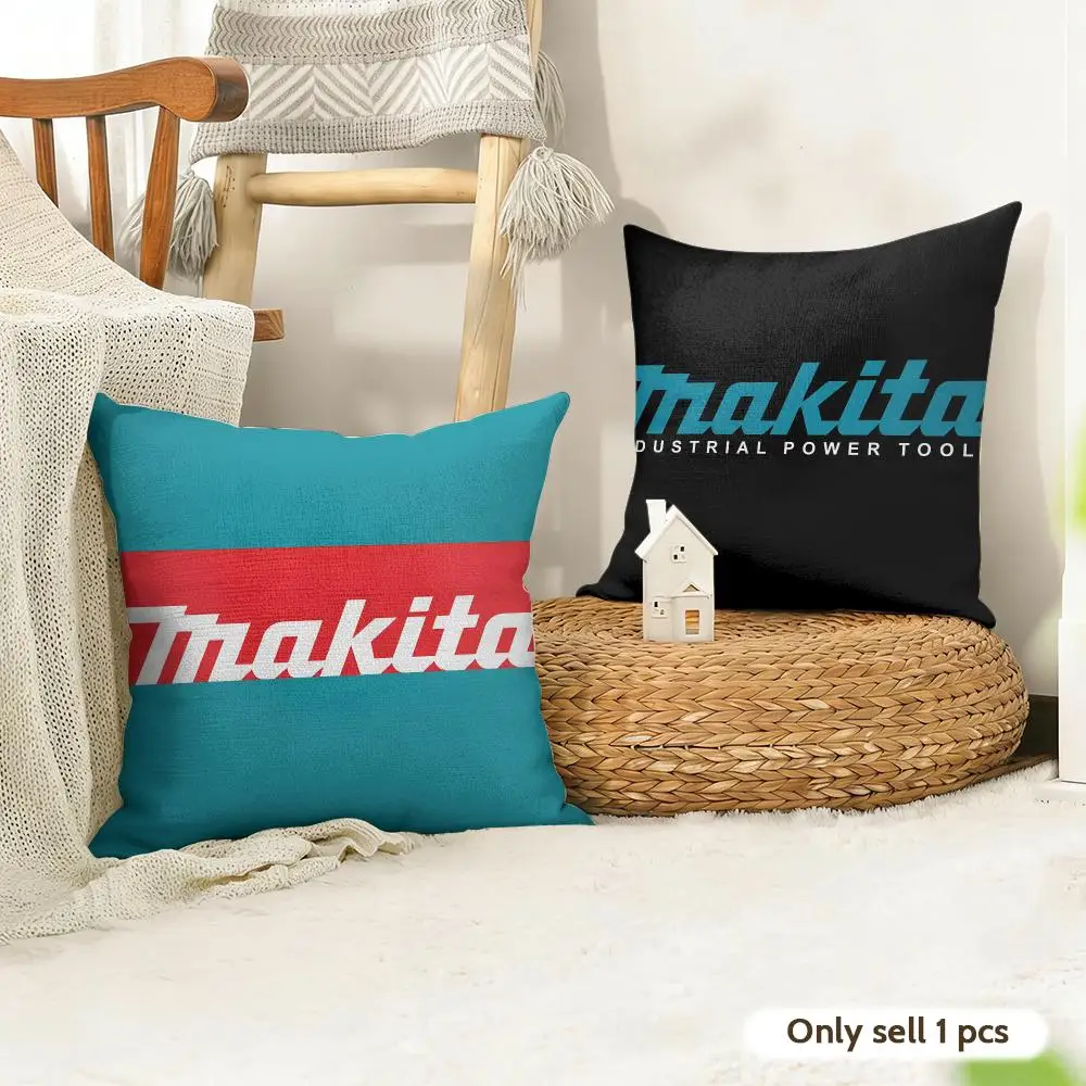 Fashion Brand M-Makitas Cushion Cover Organic Linen Square Pillow Case Durable Non-Allergenic And Kind To Skin
