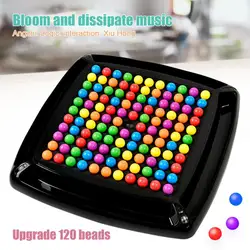 Regenbogen Eliminierung Brettspiele Regenbogen ball Matching Spiel Spaß Puzzle Schach Brettspiele mit 120 stücke farbigen Perlen Ball für Kinder