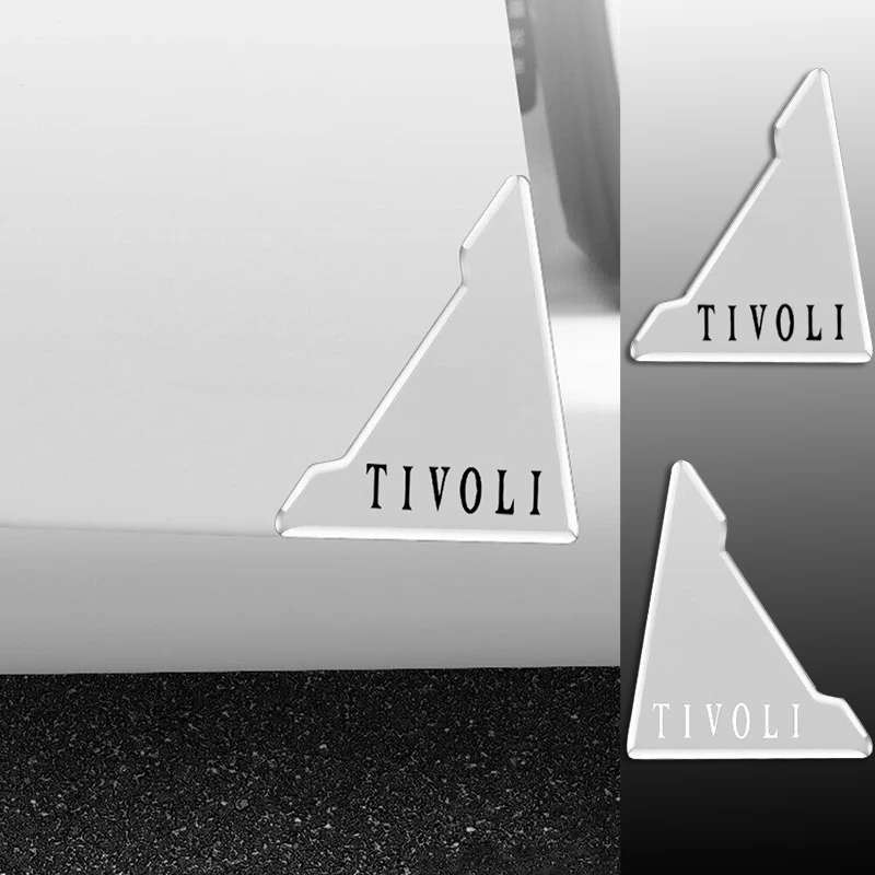 

Car Door Corner Anti Collision Covers Scratch Protector Stickers For SsangYong Tivoli grand 2018 2023 2015 2017 2019 2016 2022