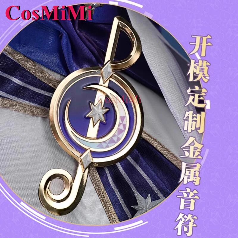 CosMiMi Game Honkai: Star Rail Robin Cosplay Costume Full Set Fashion Elegant Combat Uniforms Carnival Party Role Play Clothing