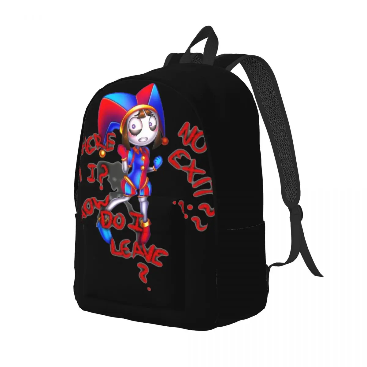 The Amazing Digital Circus Pomni NO EXIT for Teens Student School Bookbag Tadc Pomni Daypack Elementary High College Hiking