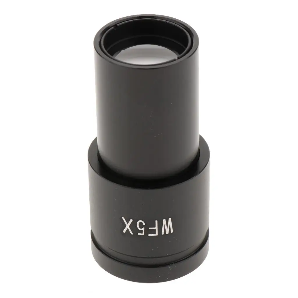 5X Widefield Microscope Eyepiece Achromatic Glass Ocular Lens Metal Mount for Biological Microscope 23.2mm