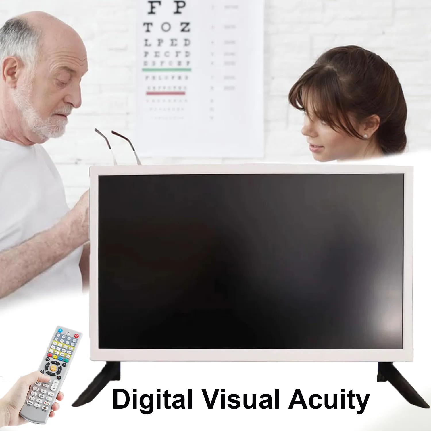 19 Inch Screen Ophthalmic LCD Visual Acuity Vision Chart Optical Testing Monitor Eye Testing Chart Optotype display