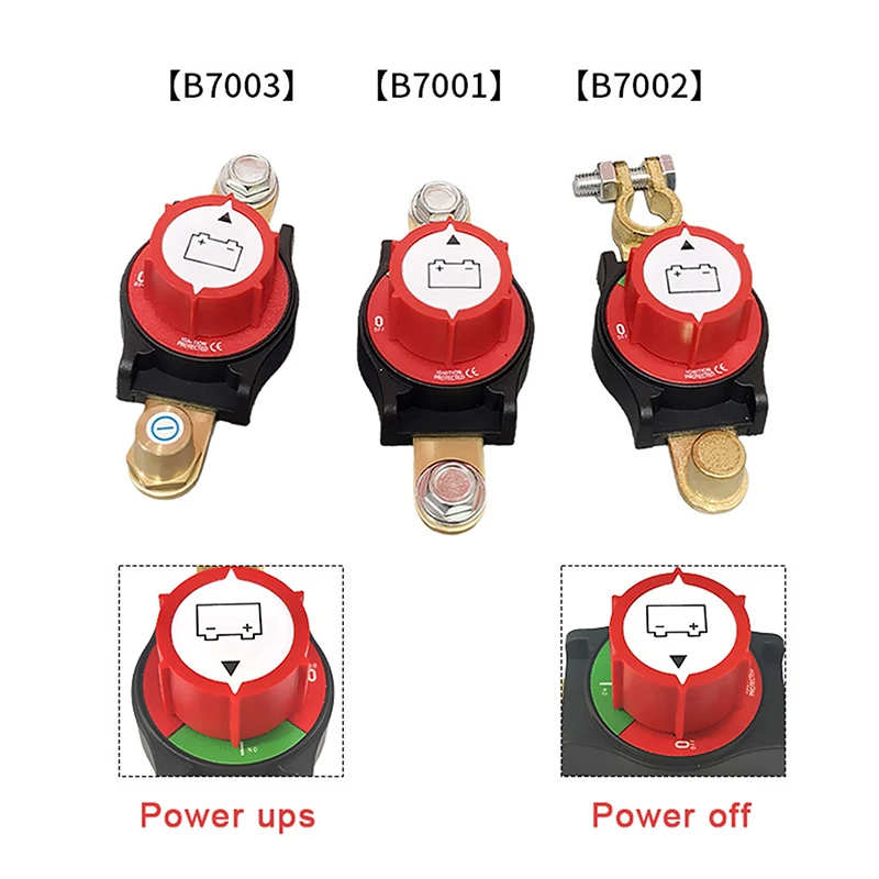 Saklar Putar Pemutus Isolator Mobil Saklar Pemutus Baterai Laut On/Off Untuk Mobil/Rv/Perahu