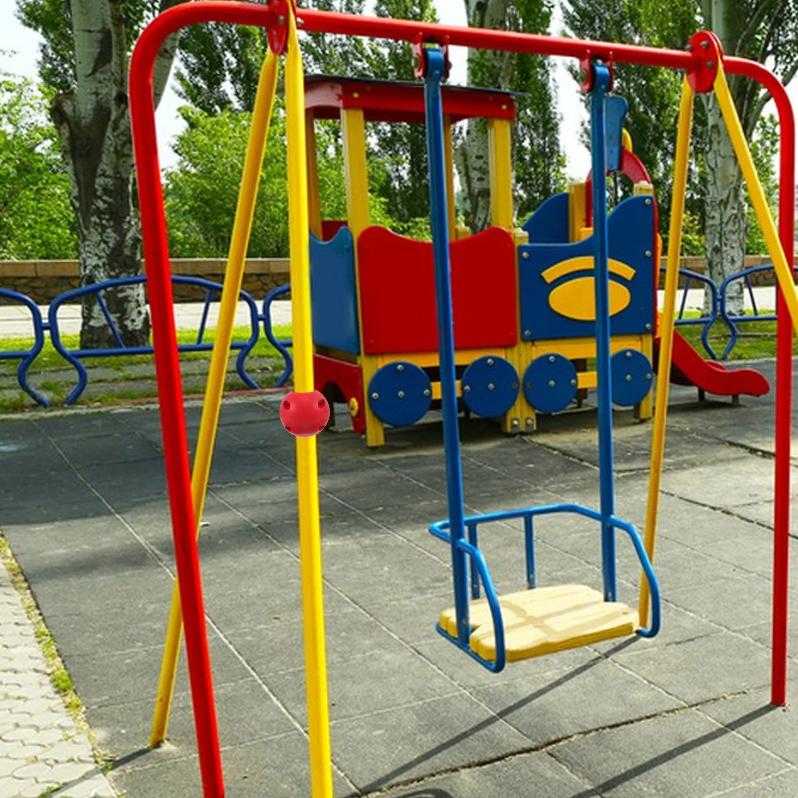 2Pcs Removable Safety Covers Swing Set Flange Fasteners Outdoor Playground Accessories Protective Caps Screw Trampoline Poles