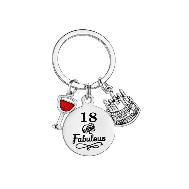 60th Birthday Keychain Gifts For Women Men Her Him Best Birthday Gifts Ideas Happy Birthday Keychain Gift