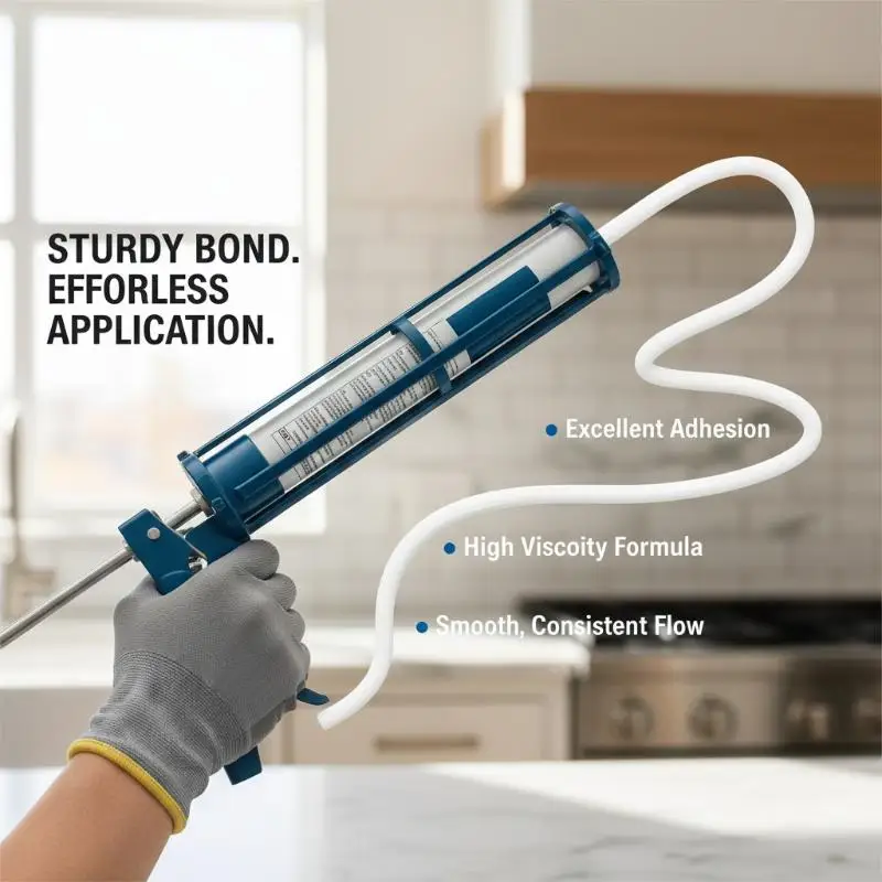 Neutral Silicone Sealant L995 Waterproof Adhesive For Kitchen Bathroom Window Door Edge Wall Crack Sealing Repair Glue
