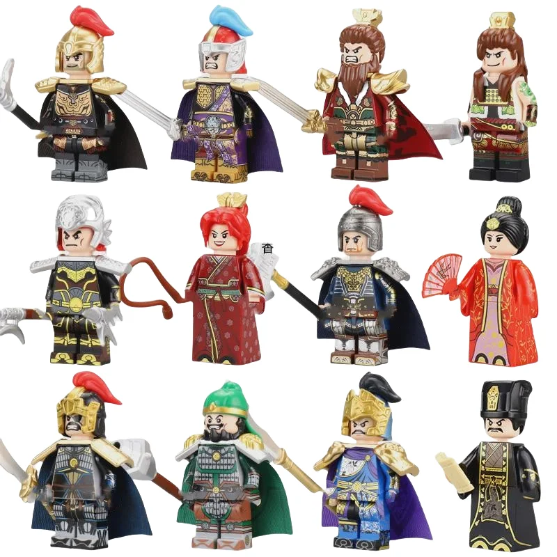 New Hero Barbarian King Three KingdomsMediaeval Times Mini Dolls 4.5CM Figures BuildingBlocks Bricks Toy for Children Gift