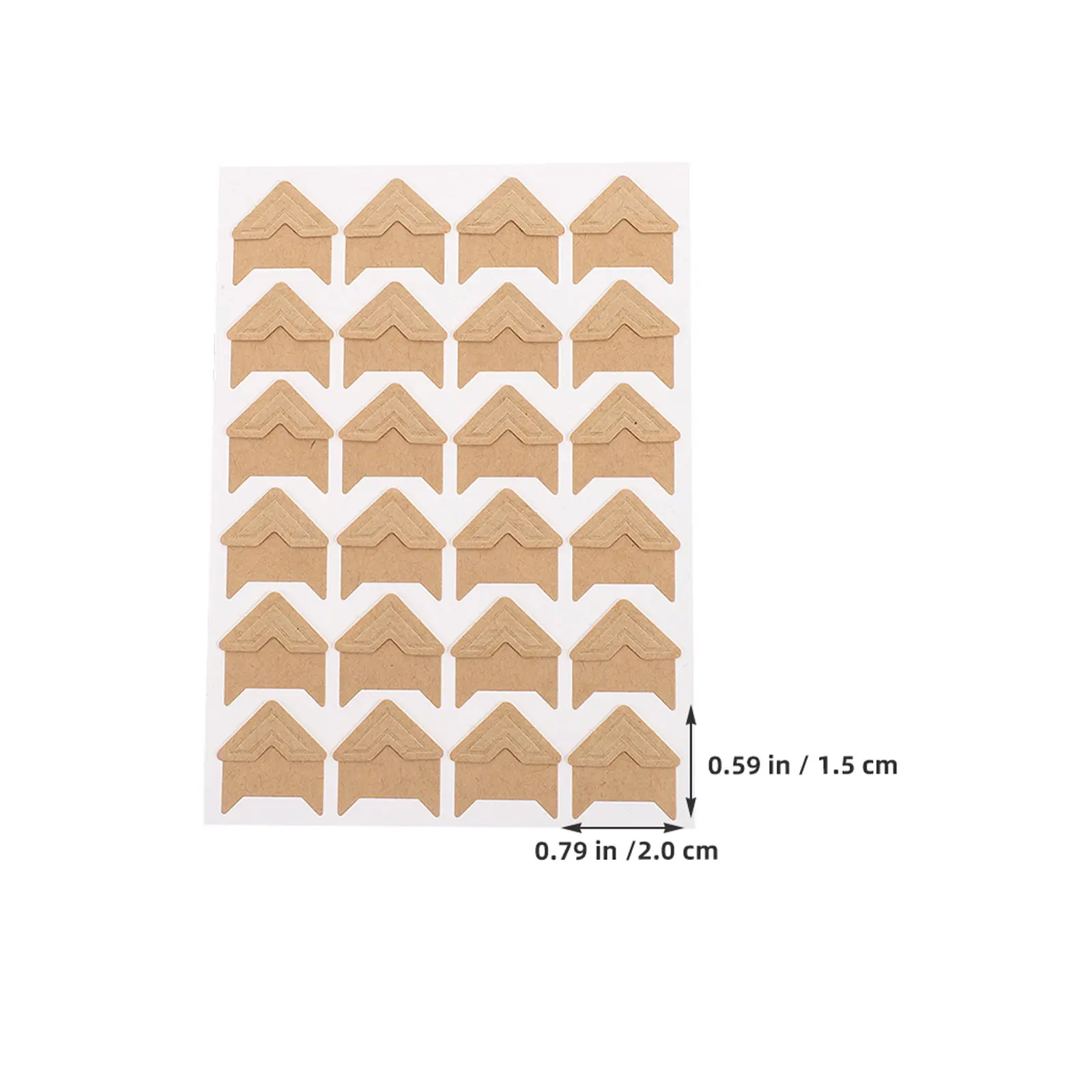 192Pcs Vintage Photo Corners Self Adhesive Stickers for Scrapbooking Albums Travel Journals Memory Book Decorative Picture Frame