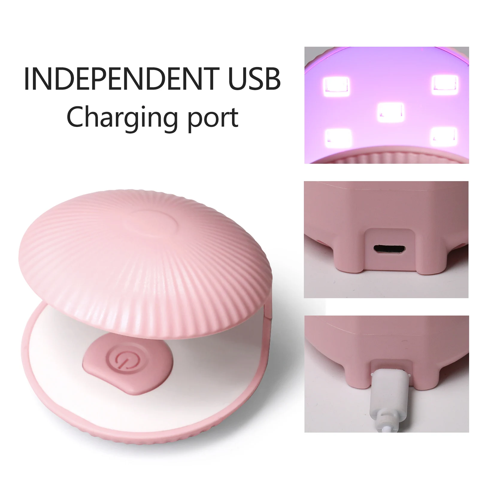 LULAA Mini Shell Uv Led Lamp Uv Light For Gel Nails Salon Equipment Cabin Uv Led Nail Gel Polish Drying Lamp Cured Dryer
