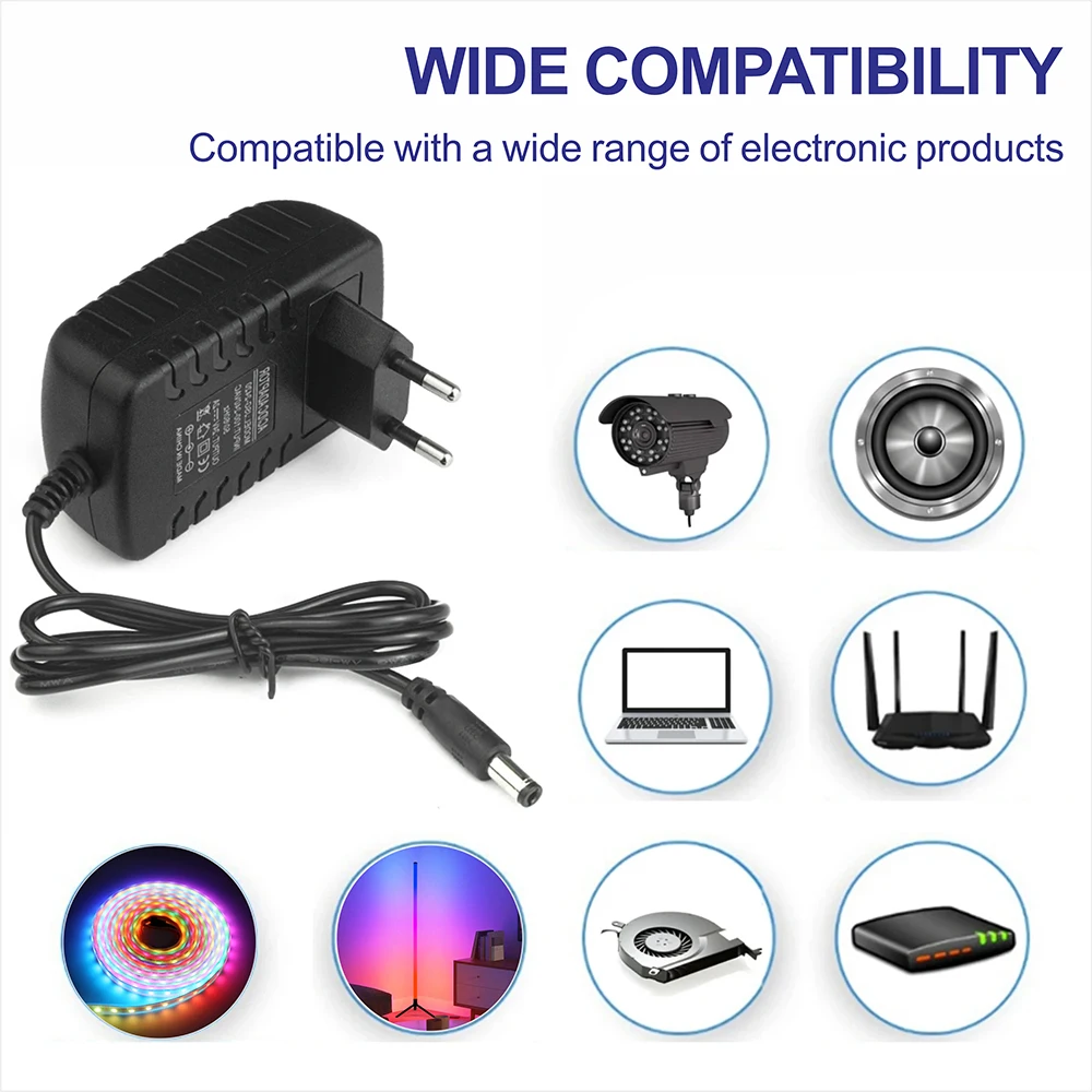AC DC 220V to 5V 12V 24V Switching LED Light Power Supply Adapter AC to DC 12V 1A 2A 3A Transformer Led 12 V Power Supply SMPS