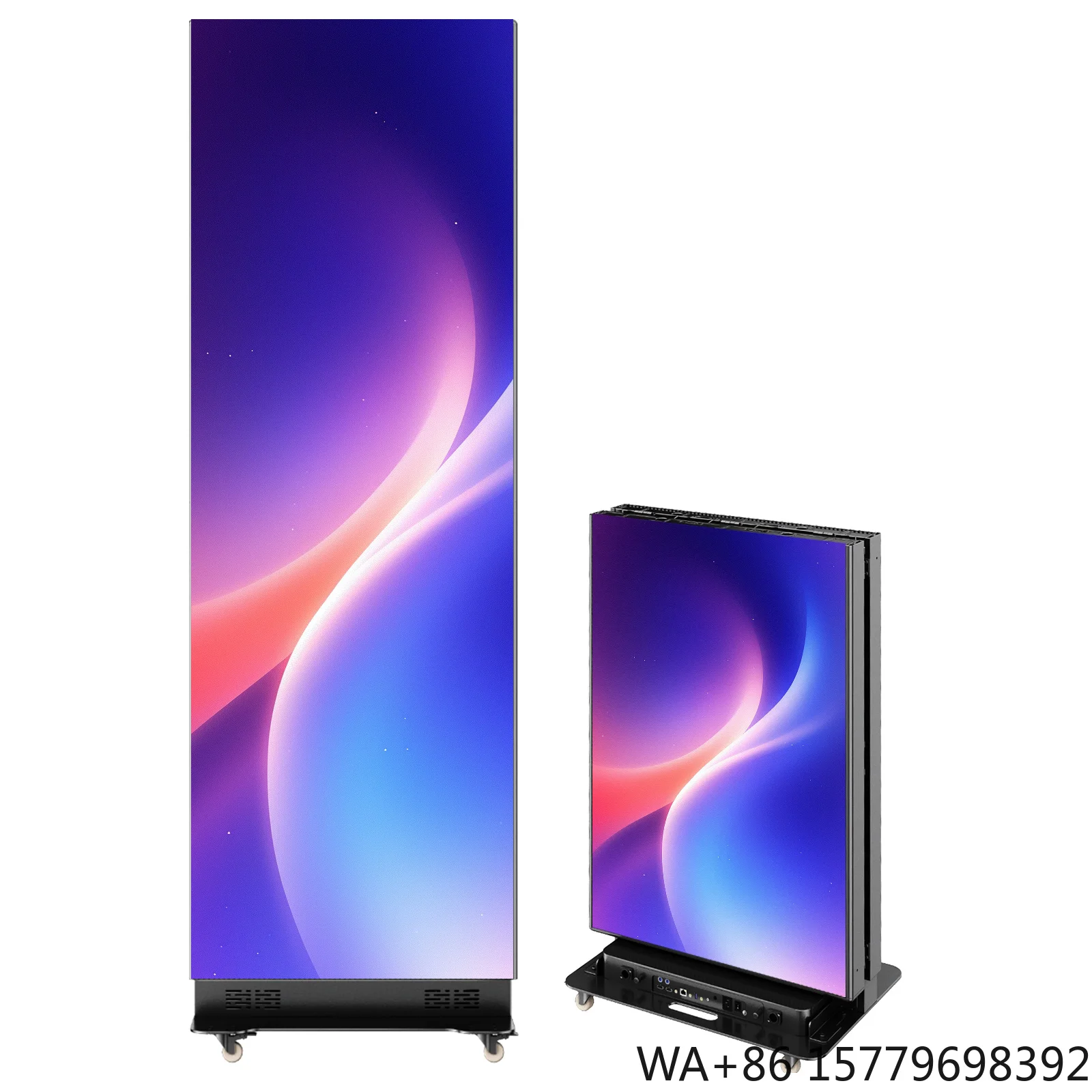 High Bright Digital Signage and Display Video LED Poster Standee Totem LED Poster Display Screen for Marketing Advertising