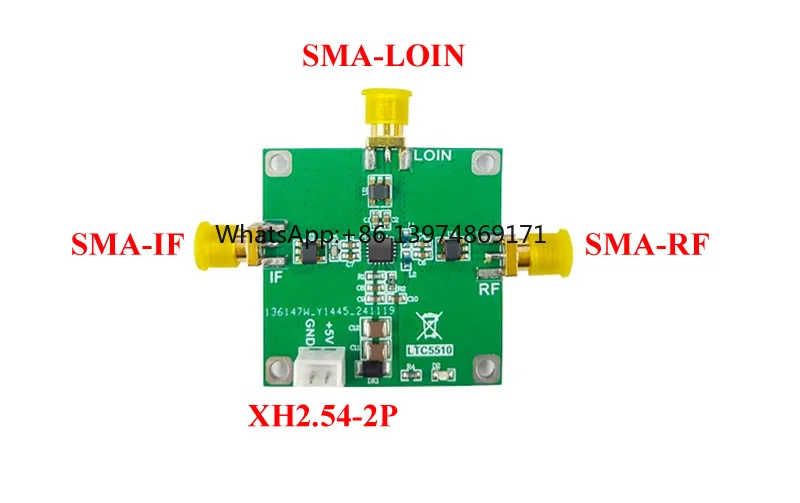 LTC5510 Mixer Module 1MHz-6GHz Bandwidth Low Conversion Insertion Loss Broadband Mixer