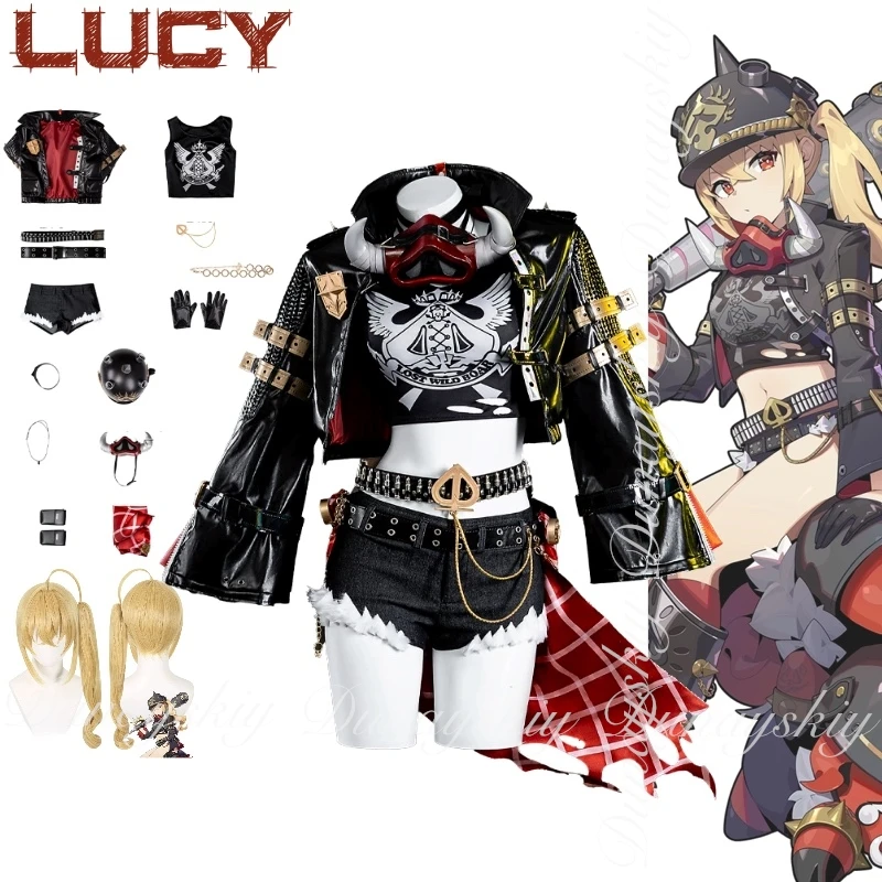 

Zenless Zone Zero Game Luciana Auxesis Theodoro de Montefio Cosplay From Calydon Hunters And Black Jacket Cosplay Costume Of Set