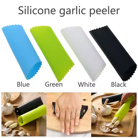 1/2/4PCS Silicone Garlic Peeler Easy To Peel Garlic Without Hurting Hands Simple Practical Kitchen Tools Easy To Store And Clean