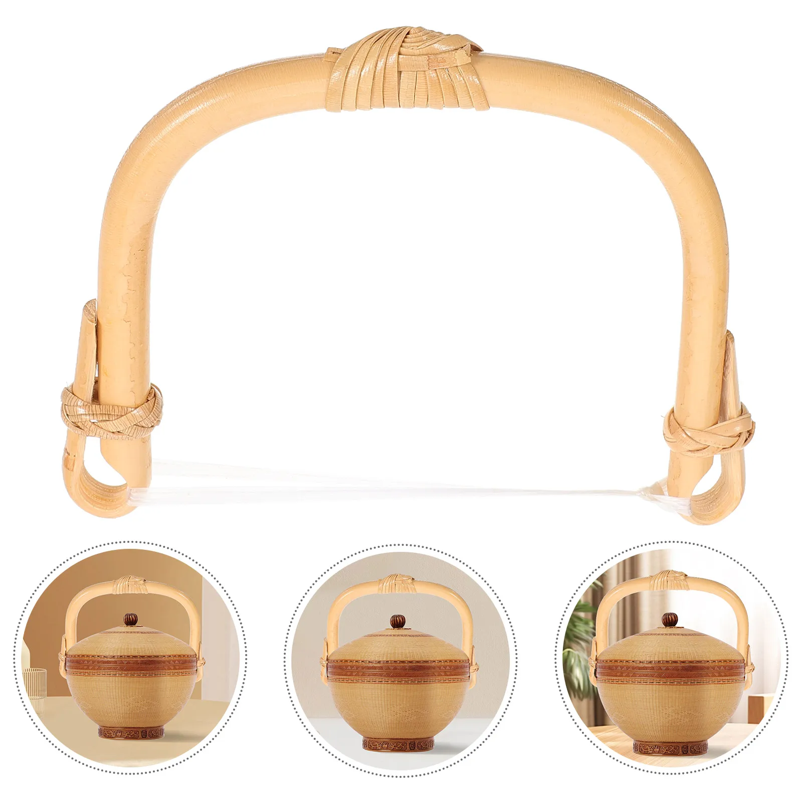 

Teapot Handle Replacement Kettle Grip Rustic Accessories Sturdy Light Wear Resistance Practical Long Lasting Smooth