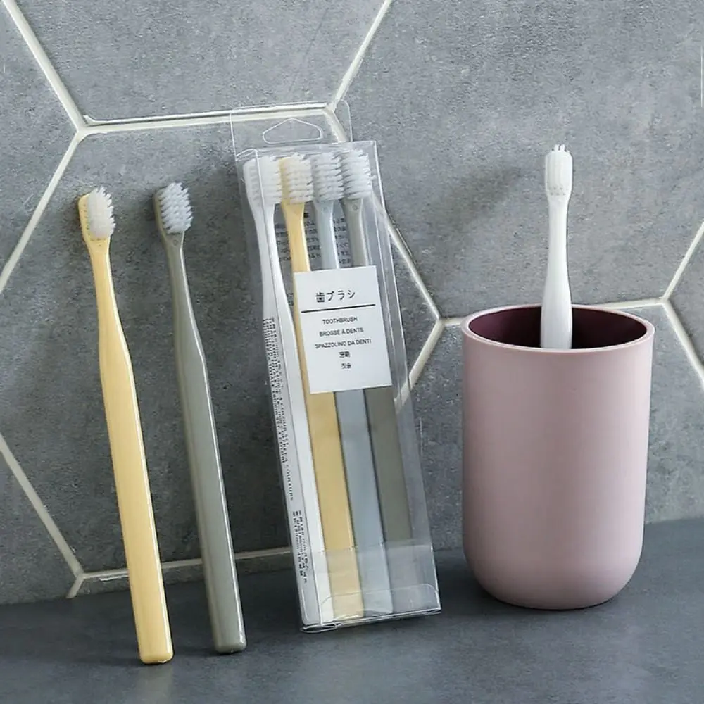 

8Pcs Inter-Dental Soft-bristled Toothbrush Gingival Sensitivity Deep Cleaning Simple Toothbrush Family Pack Japanese Style