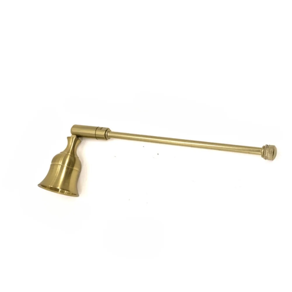 Multi-colored Metal Candle Snuffer Adjustable Bell Shape Wick Flame Cover Swingable Easy To Use Candle Blower Out Restaurant