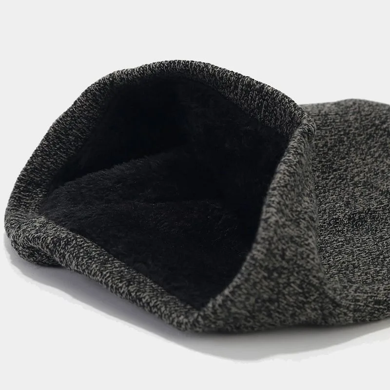 مجموعة قفازات وشاح صغيرة، لون خالص مع قبعة بوم بوم بدون إطار، قبعة شتوية متماسكة للرجال والنساء، للطقس البارد الدافئ في الهواء الطلق