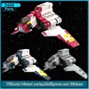 미디 스케일 Nu-class 공격 셔틀 Moc 빌딩 블록 제국 우주선 기술 벽돌 모델 컬렉션 디스플레이 장난감 선물 1