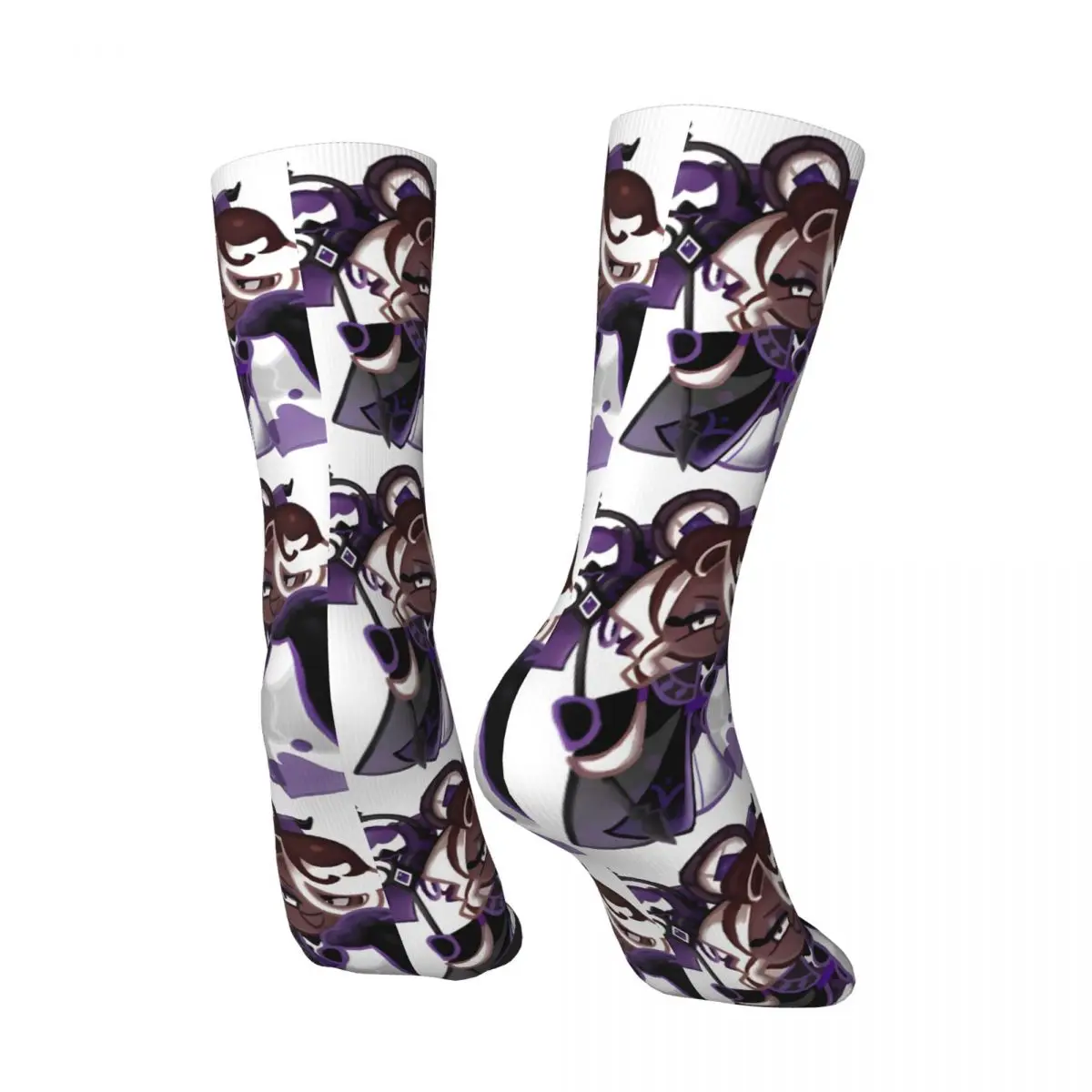 Affogato Cookie Cookie Run Kingdom Stockings Graphic Trendy Socks Spring Anti-Slip Socks Women Men Skateboard Breathable Socks