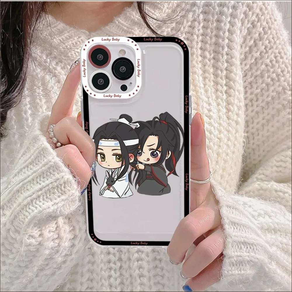 Anime Grandmaster Mo Dao Zu Shi MDZS Phone Case For IPhone 11 12 13 14 Mini Pro Max XR X XS TPU Clear Case For 8 7 6 Plus SE