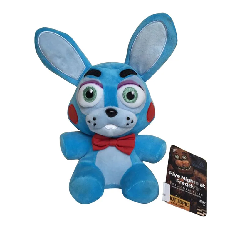 Peluche FNAF De 18 Cm - Muñeco De Five Nights At Freddy's: Bonnie, Foxy, Oso O Lobo - Juguete Suave Y Realista, Regalo Para Fans Del Juego Y Niños En Cumpleaños Y Navidad