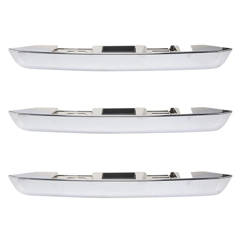 

3X Car Silver Rear Trunk Lid Trim Cover Trim Trunk Lid Cover Trim Accessories For Nissan X-Trail Xtrail T31 2008-2013