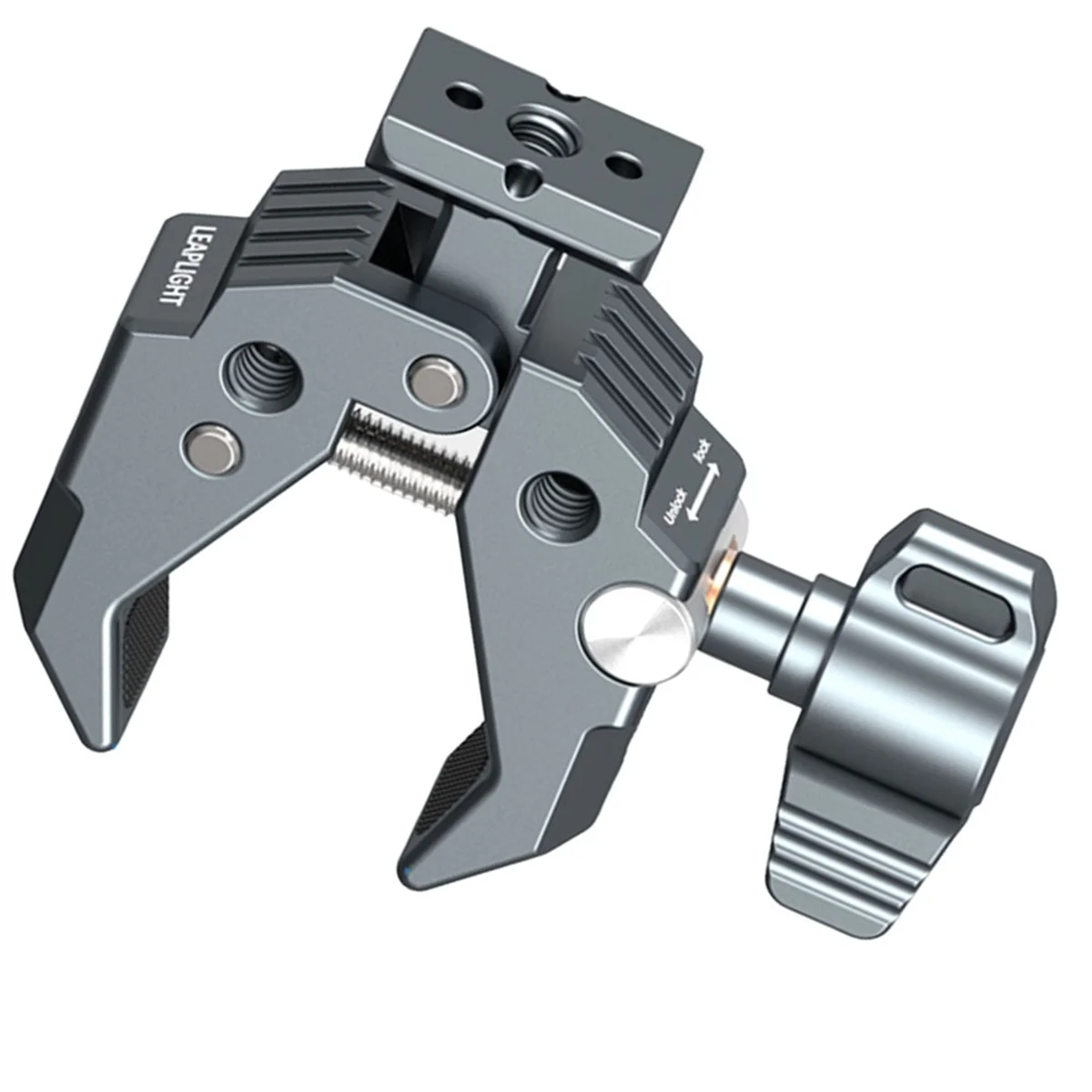 

Multifunctional Crab Claw Super Clamp with NATO Base Powerful Fixed Clamp for DSLR Camera Monitors Mic Led Lights -BHUG