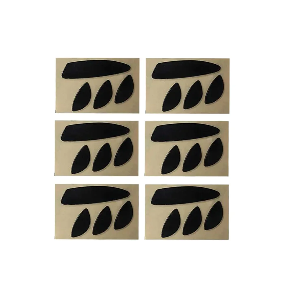 1Set Mouse Feet Skates Pads For Logitech MX Revolution Wireless Mouse White Black Anti Skid Sticker Replacement Connector