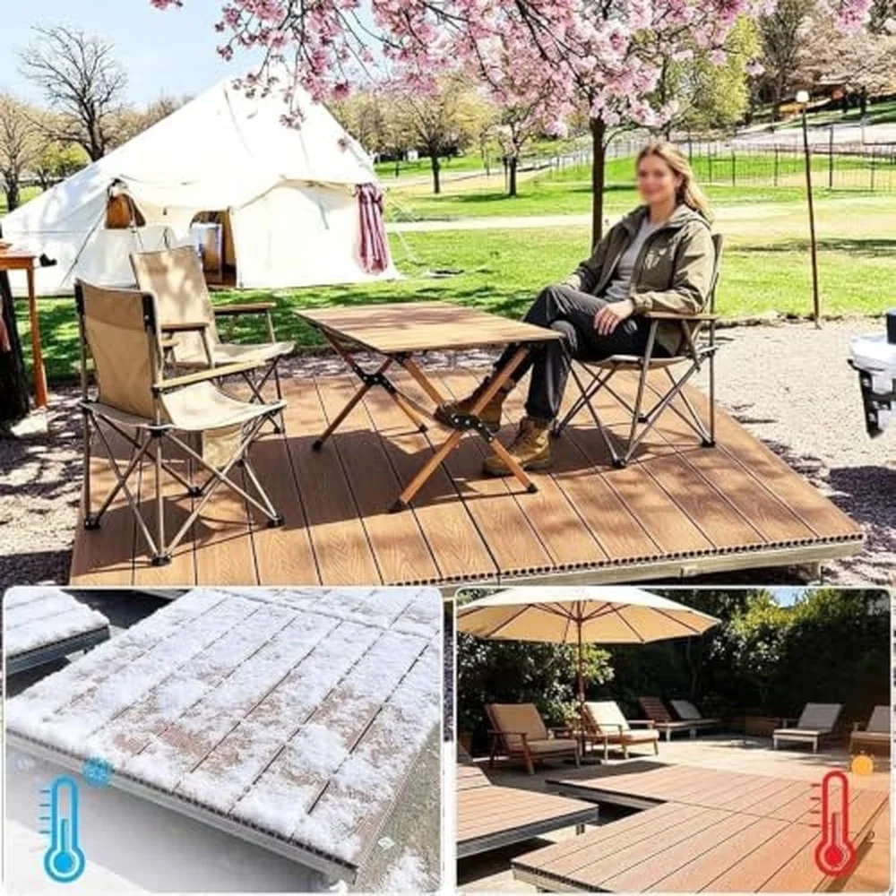 Waterproof Raised Deck Platform Modular Wood Composite Floating Deck Kit