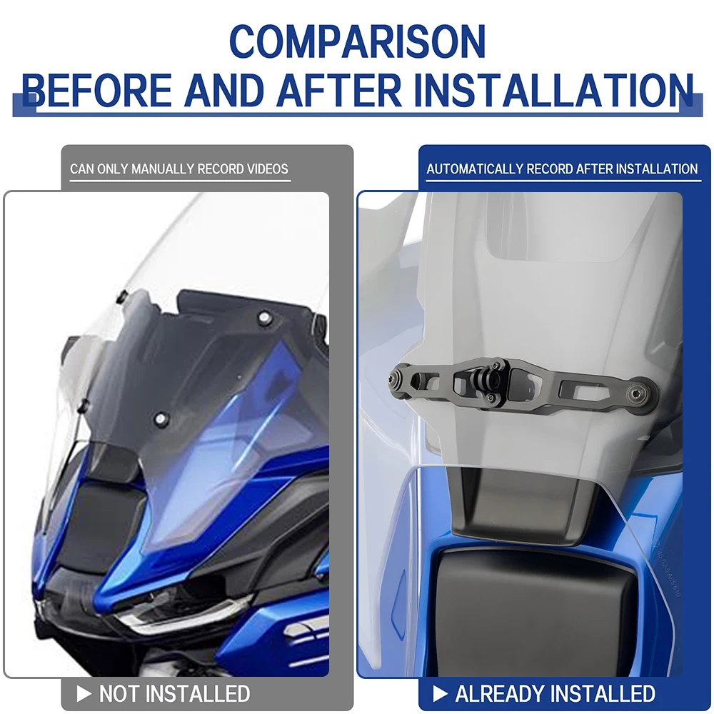 R1300 RT Motorcycle Sports Camera Bracket Windshield Camera Bracket For BMW R 1300 RT Camera Bracket Fixed Bracket Accessories