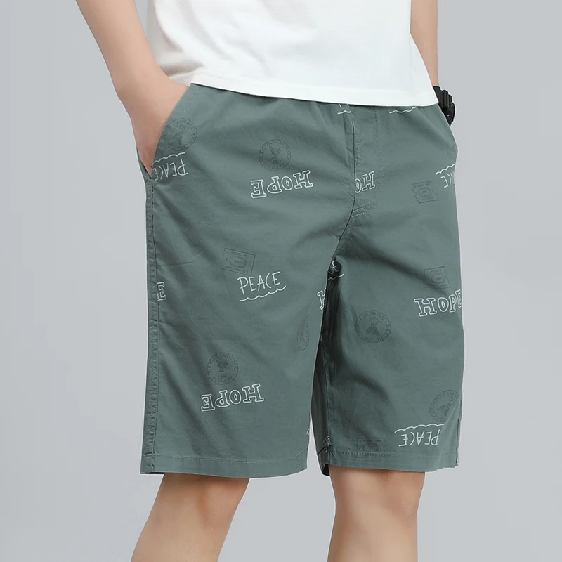 New Casual Sports Shorts Cool Summer Cotton Jogger Shorts Big Size 6XL Man Beach Print Shorts Swimsuit Quick Dry  Board Shorts