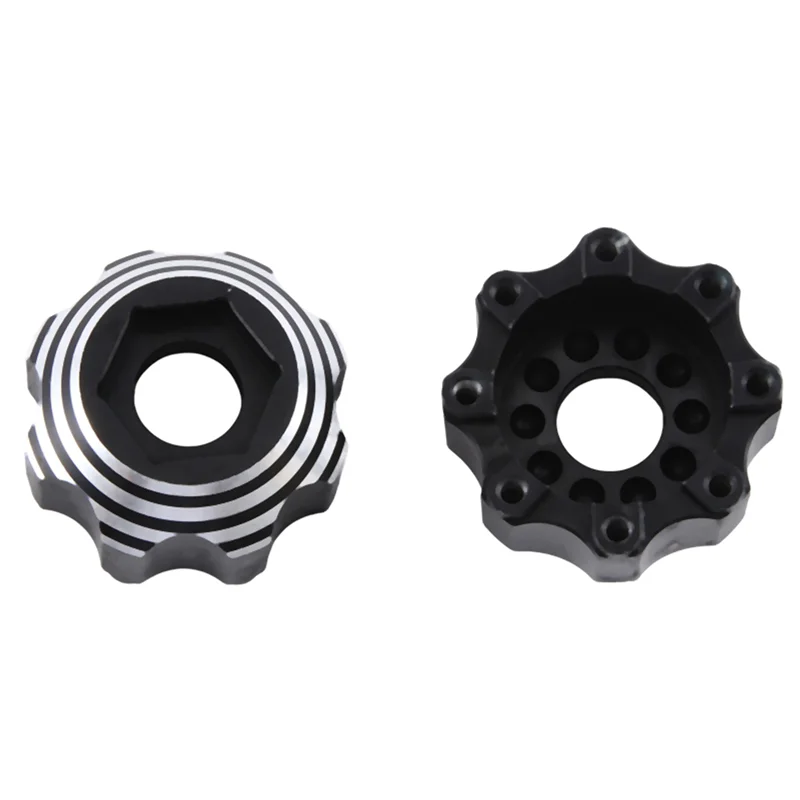 WOTT-4Pcs Alloy Wheel Adapter 3.8 Inch Wheel Adapter For PL Proline 3.8 Inch 8X32 To 17Mm Wheel Replacement Parts Black 3