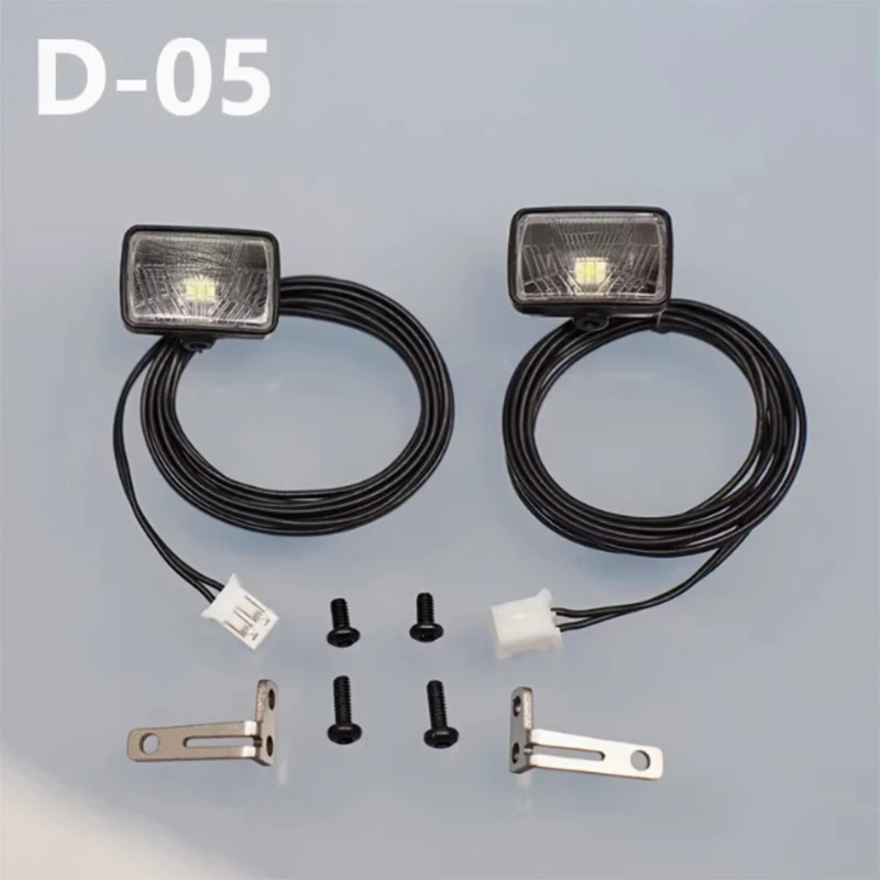 RC Model Hydraulic Excavator Big Arm Spotlight LED Light for 1/12 1/14 Dump Scaniaa Volvo Truck Kabolite CAT336 Huina JDM LESU