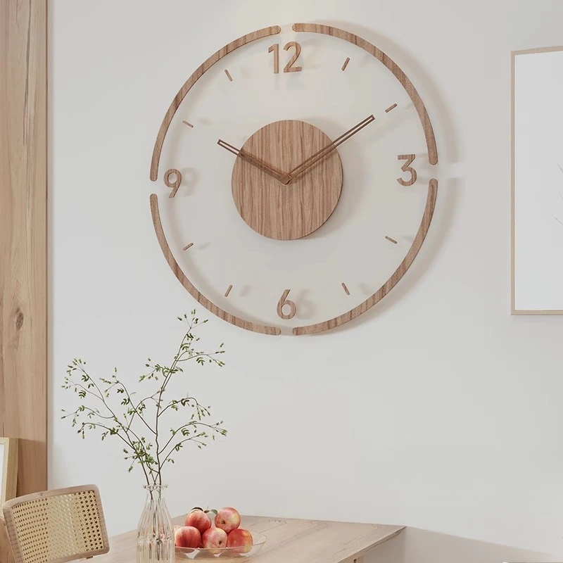 

Design Creative Wall Watch Minimalist Silent Modern Nordic Clock Wall Living Room Digital Orologio Da Parete Home Decoration
