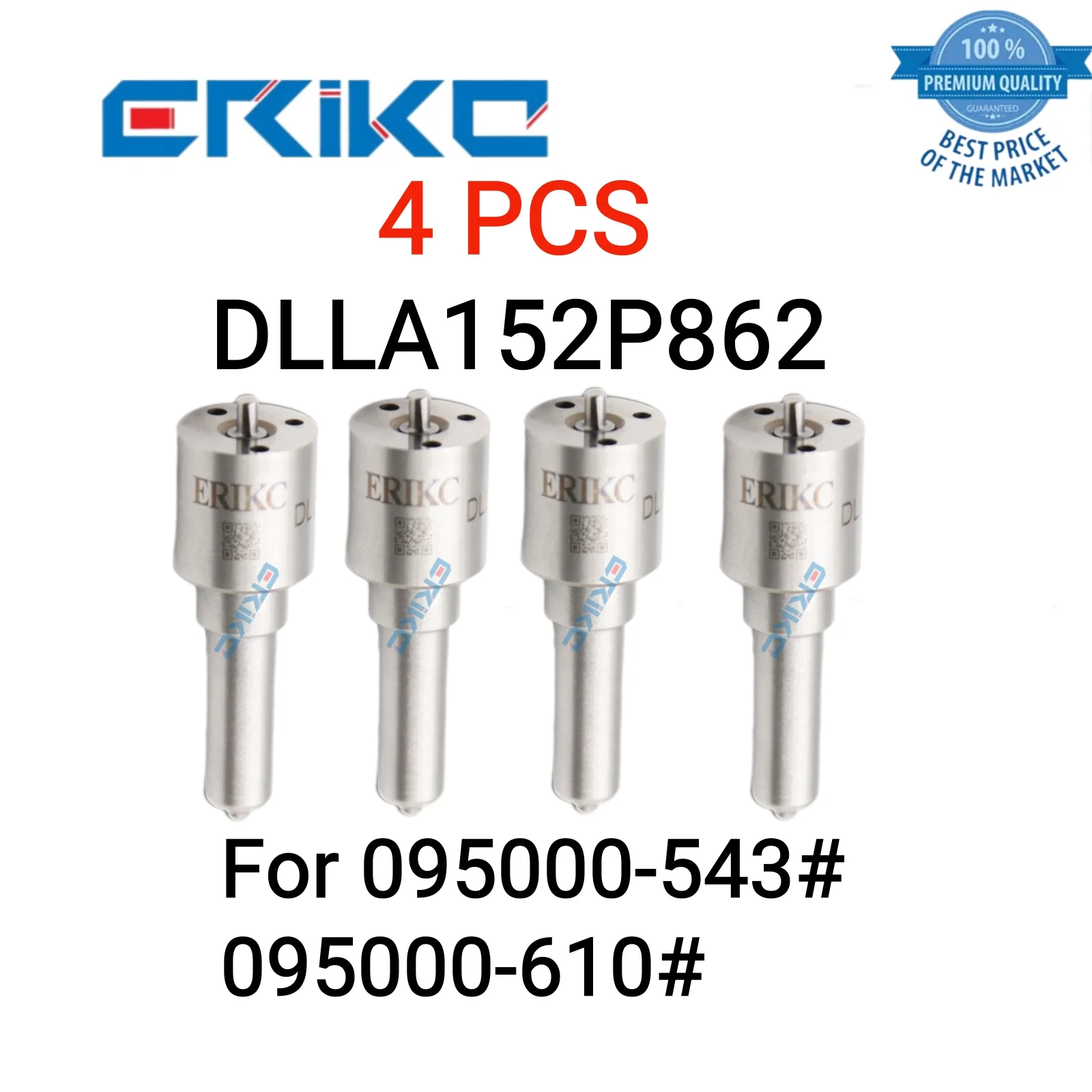 

4 PCS DLLA152P862 093400-9270 Injection Nozzle DLLA 152 P 862 DLLA Jet Spray Nozzle 152P862 for 095000-610# 095000-543#