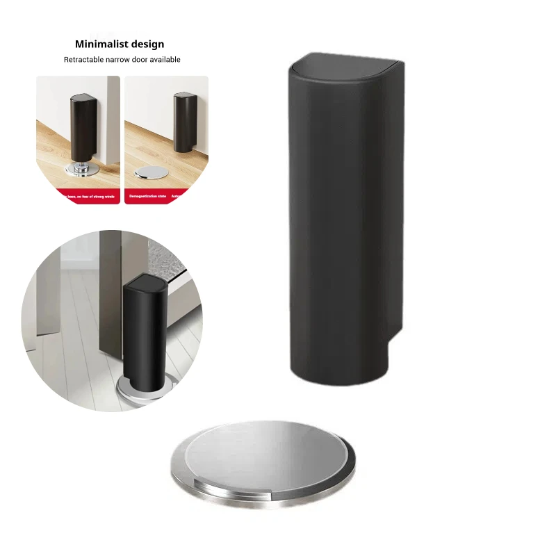 

For Avoiding Door Damage Magnetic Door Stopper Door Hardware Prevents Door Slamming Sleek Design For All Door Materials