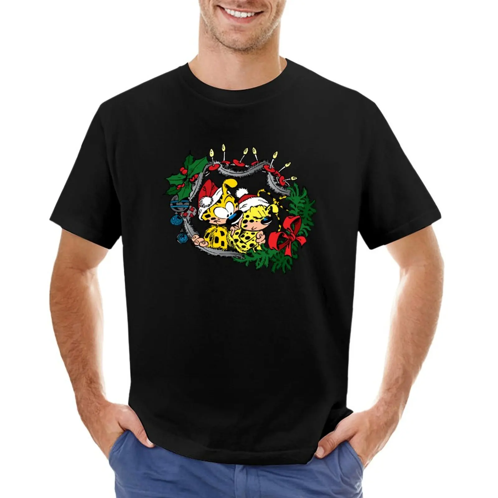 Marsupilami Christmas T-Shirt Blouse anime t shirts mens graphic t-shirts anime