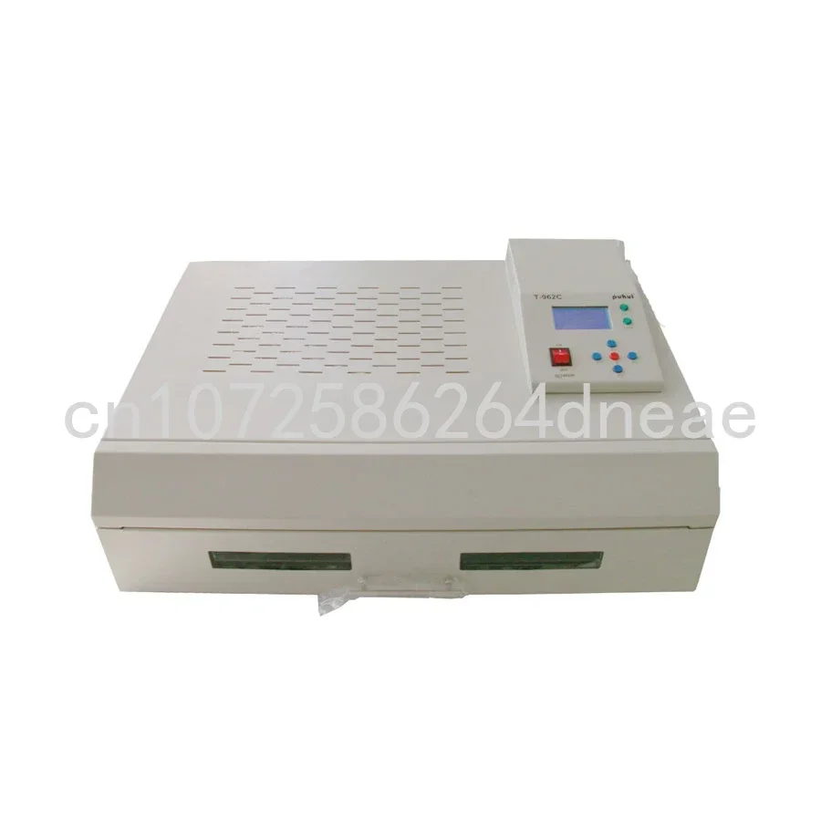 

1 PC 220/110V 50/60Hz PUHUI T962C BGA Rework Station T-962C Reflow Oven Machine Infrared Heater 2500W Reflow Station White Color