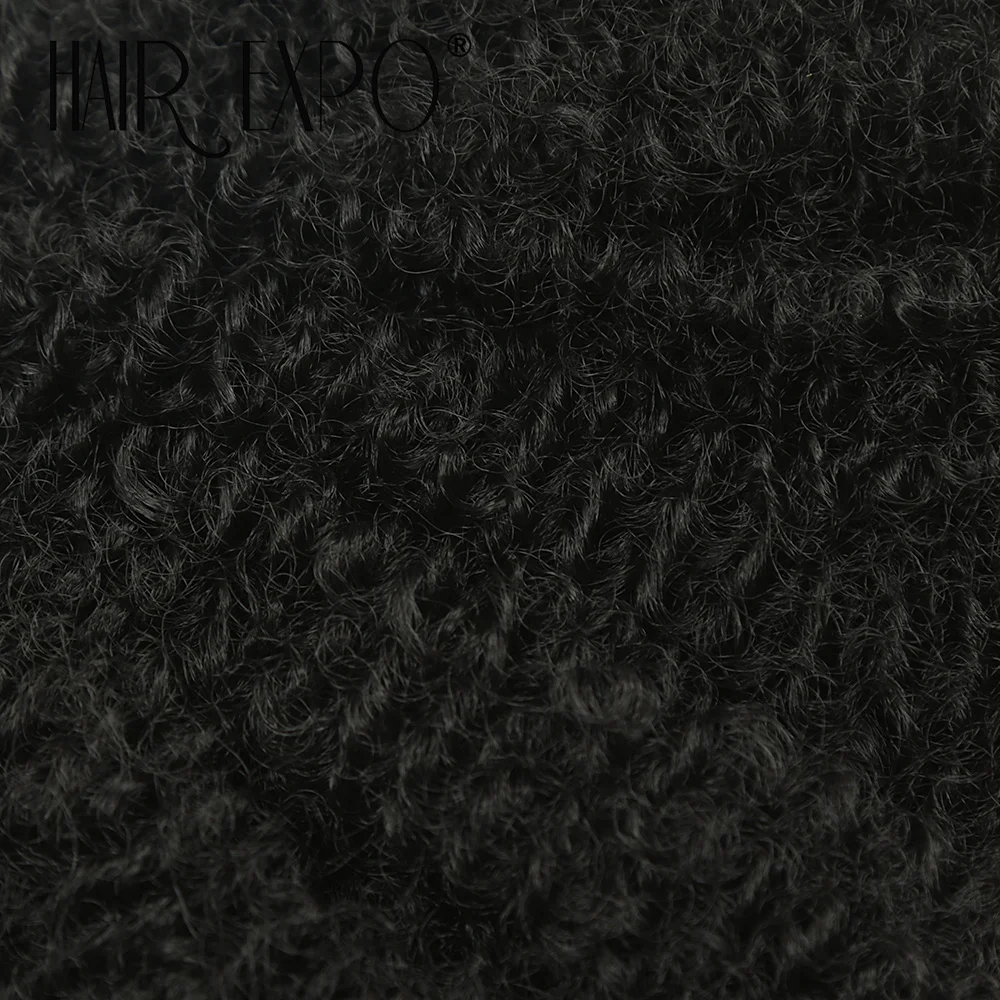 6er-Set Afro Kinky Curly Haarbündel 8' Synthetische Haarverlängerungen Lockige Weave Ombre Protein Faser Marley Twist Flechthaar – Detail 10